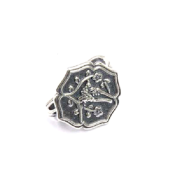 Thai Silver Jewelry: S925 Sterling Silver Magpie Plum Blossom Card Buckle DIY Pendant Clip