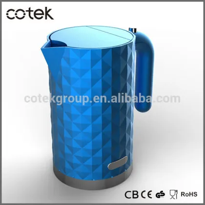 Hoteset diamond electric water kettle/ modern design electric kettle/ safe plastic kettle