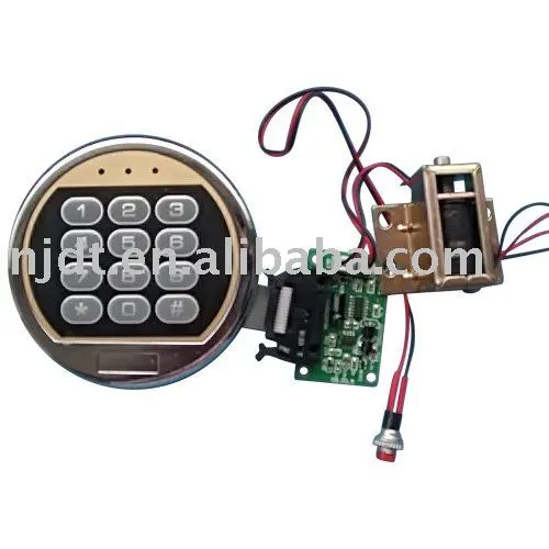 gun safe lock round kepad steel solenoid