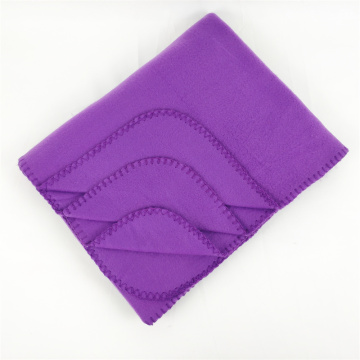 Polyester Double Sides Brushed Dyed Polar Throws Blanket