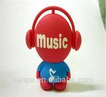 OEM 2gb / 4gb USB Stick PVC Shark Shape USB Flash Drive With Logo Custom