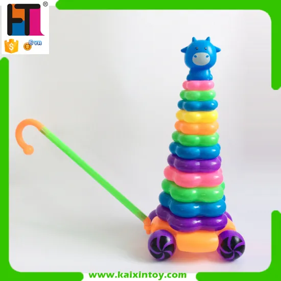 EN71 approval hand push plastic ring toss game water toy