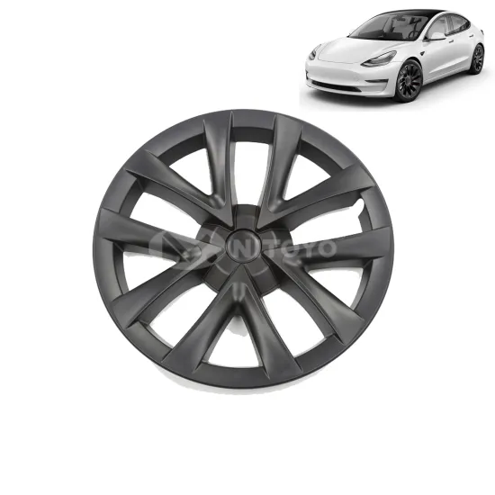 NITOYO 4PCS 18-Inch HubCap for Tesla Model 3