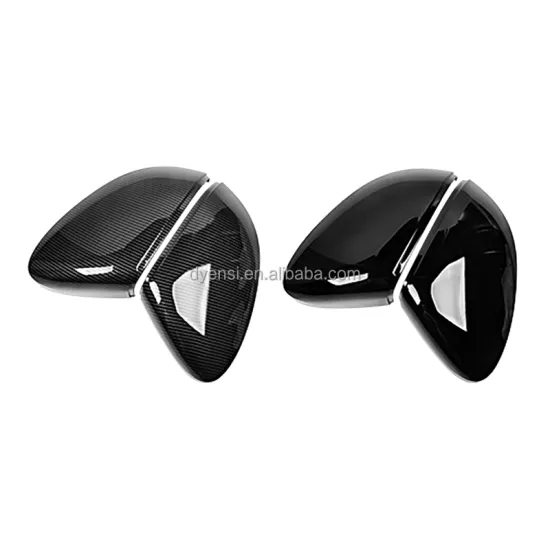 Gloss Black Side Mirror Housing Replacement Exterior Rearview Mirror Cover For VW Golf MK8 OEM 2020-2022