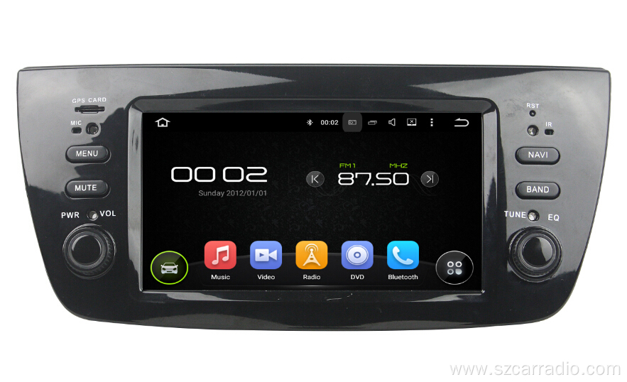 Multimedia System For Android Fiat Doblo 2010-2014