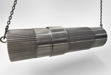 Hydraulic motor splined shaft