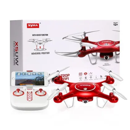 SYMA Drone X5UW Real-time Transmission Drone Remote Control Electronic Kids Toys Outdoor Aircraft
