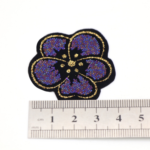 Beaded Flowers Patches Naai de borduurlap