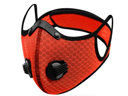 Colorful protective sports face mask
