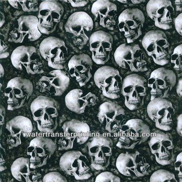 Hydrographic technology, water transfer printing film skull pattern GWN1432, width 50 cm
