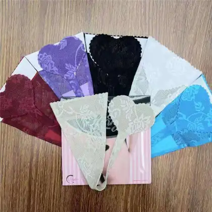 Sexy Lady Open Thong C String Adhesive Underwear