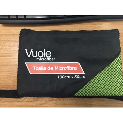 Serviette de gym en microfibre absorbante avec poche zippée