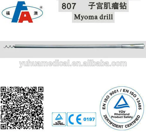 Myoma drill, Gynaecology instruments