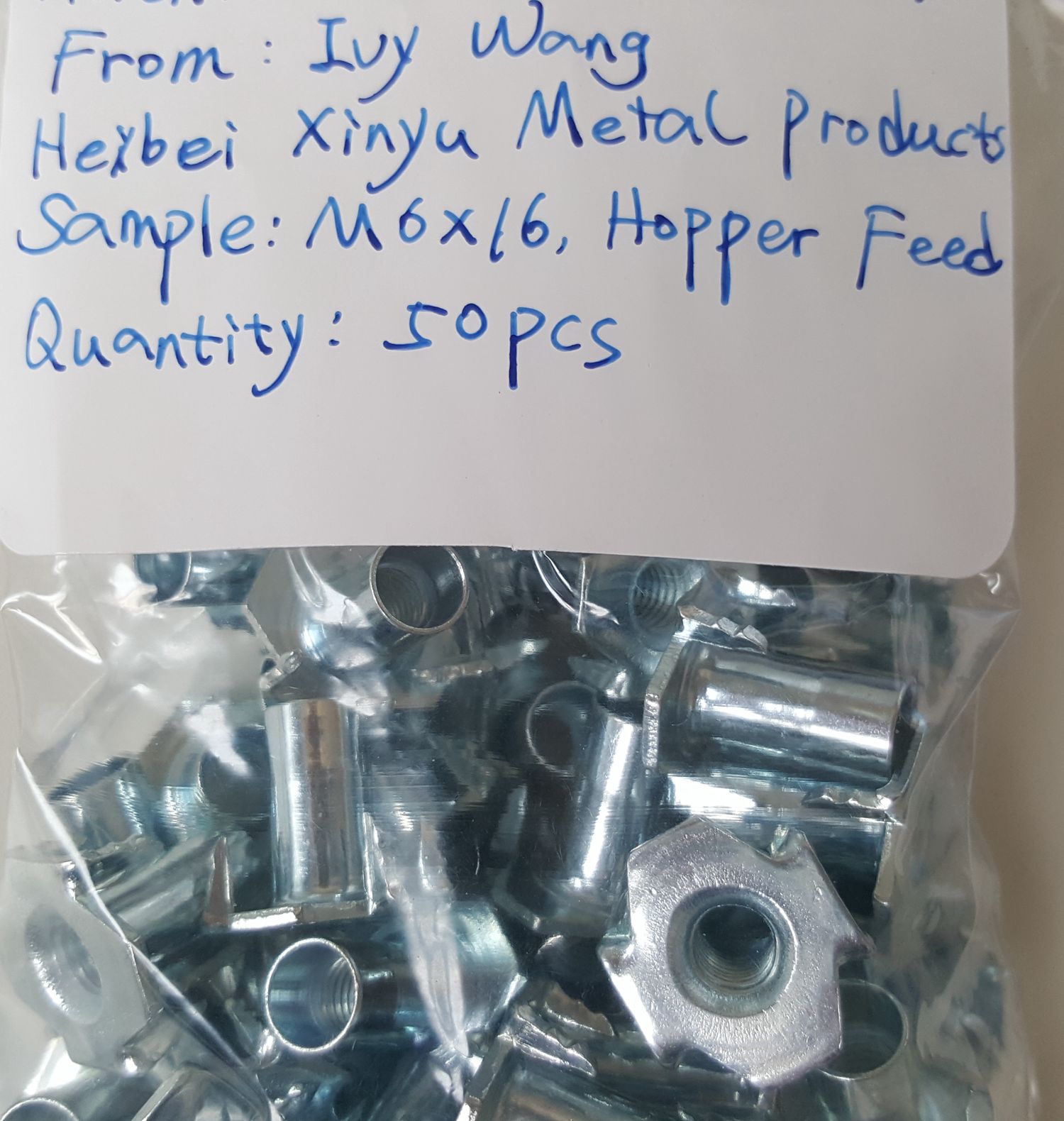 M6X16 Hopper Feed Rivet T NUT