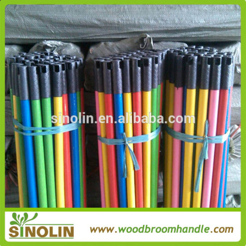 SINOLIN pvc coated wooden broom handle with competitive price