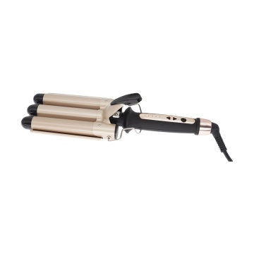 Cheap Factory Price Pink Portable Mini 3 Barrel Ceramic Hair Curling Iron