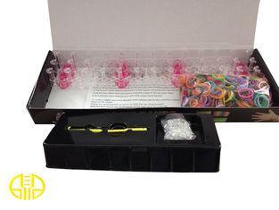 Silicone Rainbow Loom Rubber Band Set , 600pcs rubber bands