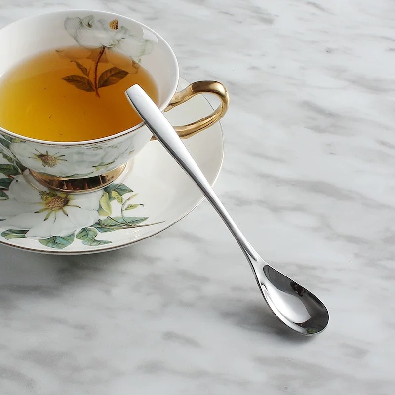 coffee stirring spoon and teaspoon