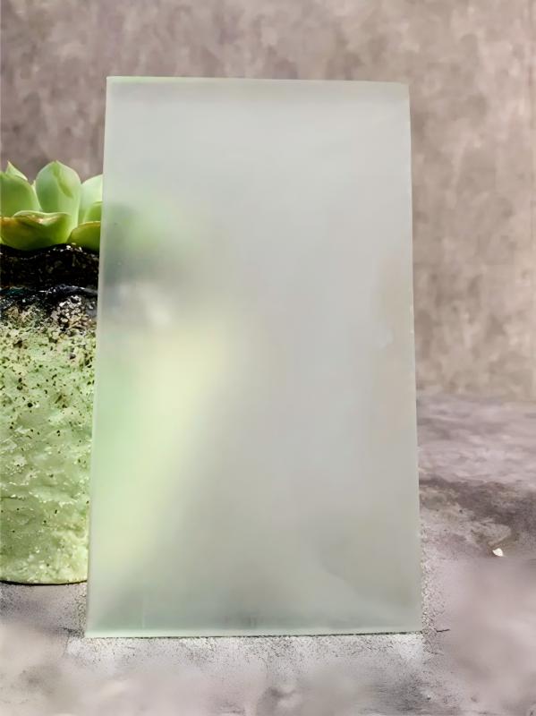 Frosted PVB laminated glass
