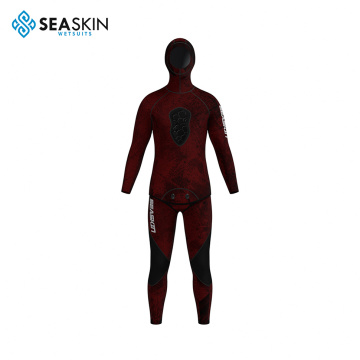 Seaskin Custom Two Piece Diving Suit 3.5mm Full Body Adult Wetsuits Zipperless Spearfish Wetsuit