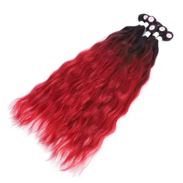 X-TRESS Full Head/Pack With Lace Front Closure Natural Wave Synthetic Hair Extension Fantastic Color Fiber Hair Bundles Supplier