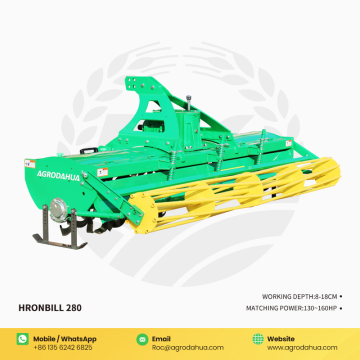 Model 280 Tiller with Lightweight Cage Packer
