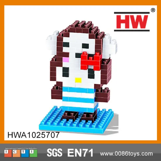 120PCS building blocks assembled monkey