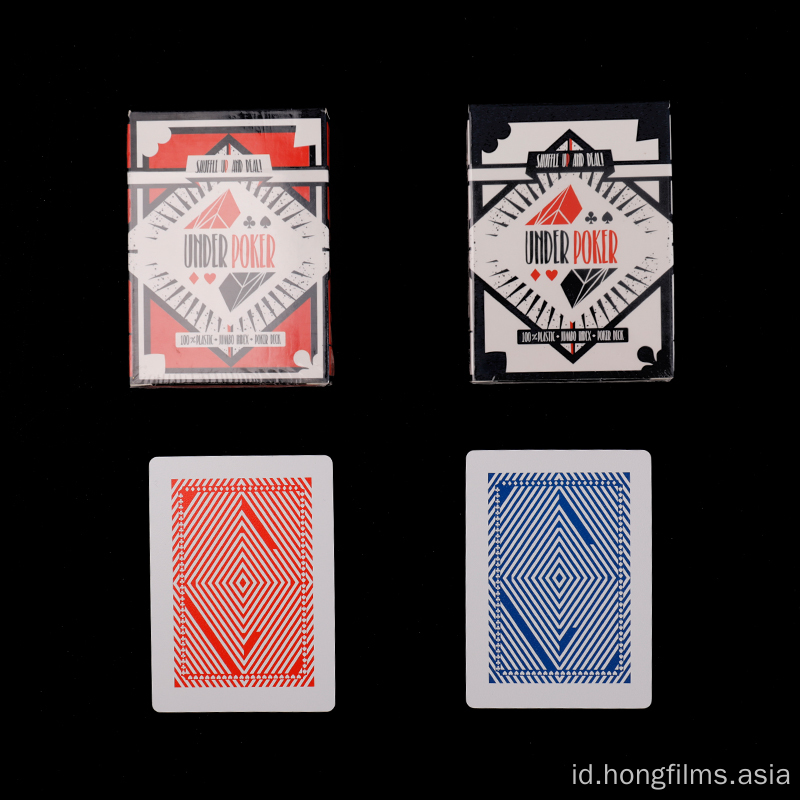 Double Deck Discustized Printing Plastik Plastik Kartu