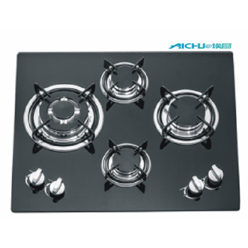 Tempered Glass 4 Burners Gas Hob