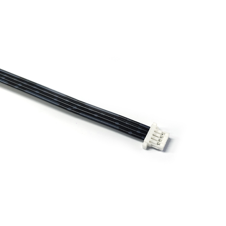 Black ribbon cable connector 