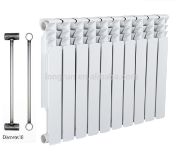 2015 new design cheap hot water die- casting aluminium radiator for room