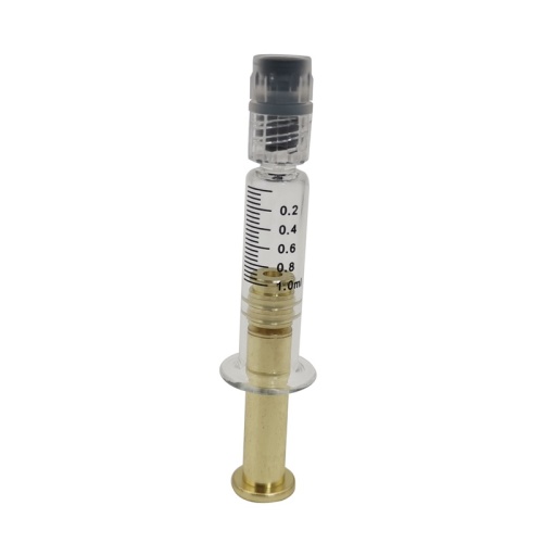 Fluorone prefilled disposable syringe