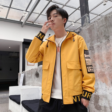 Jaket bomber kasual pria