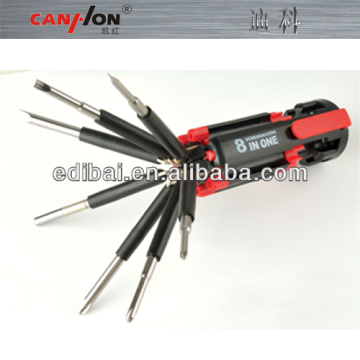 New Portable 8 in 1 Multi Screwdriver With 6 LED Torch