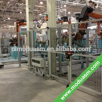 aluminum partition system for warehouse production
