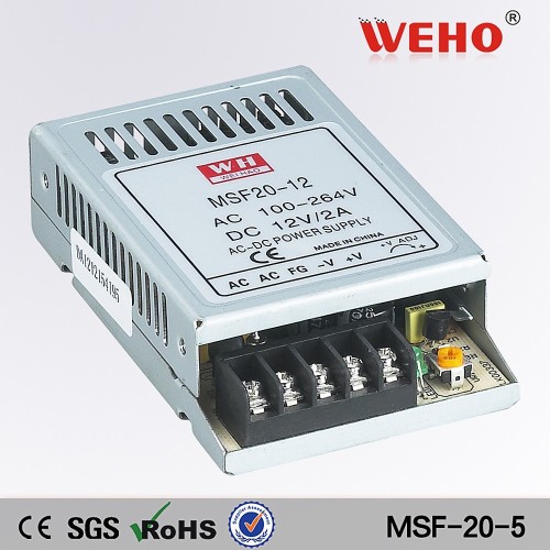 Electric Adjustable Voltage 20w 5v 4a single output dc power supply