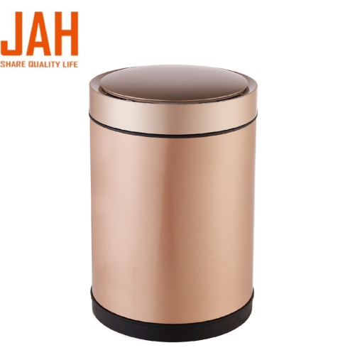 JAH Round Steel Intelligent Smart Sensor Trash Bin