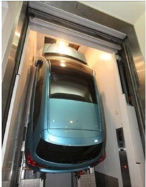 Levante de vehículos eléctricos para villa