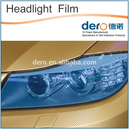 car light blue film /car pvc transparent film