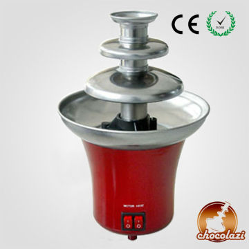 CHOCOLAZI ANT-8020 ALL Model CE&RoHS Auger 3 Tiers party home plastic mini chocolate fountain machine