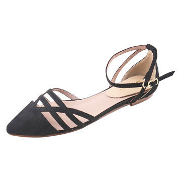 Dress sandals with soft leather upper and durable rubber outsole, European style