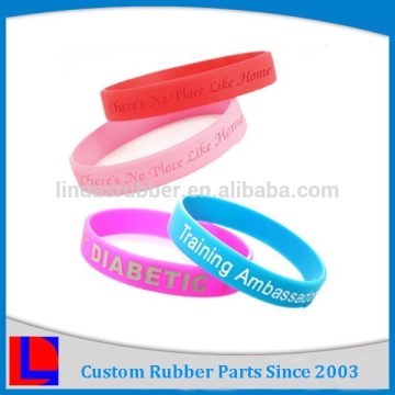 rubber cheap custom wristbands