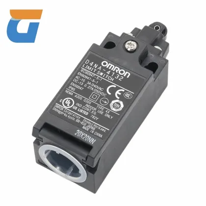 Original Hitachi Elevator Components: Omron D4NA-4132 Tensioner Wheel Switch and Buffer Switch