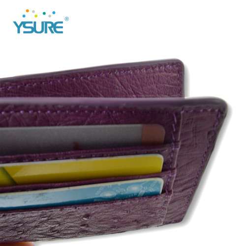 Men's Wallet Credit Card Holder Custom Color Real Leather Id Card Holder Factory