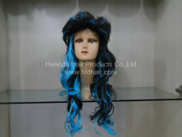 Synthetic Wig, Colorful Wig