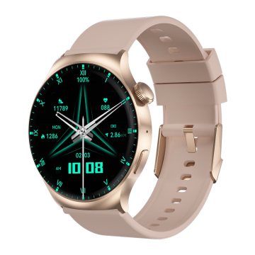 DT4 Mate Smart Watch: NFC, Answer Calls, Blood Pressure, Heart Rate Monitor, Sports Watch with Round Screen