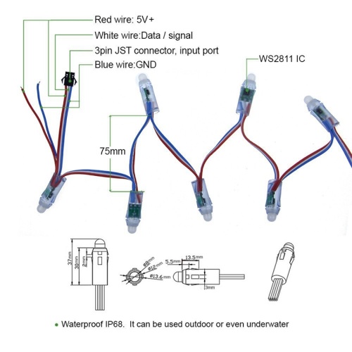 Addressable LED Pixel Module Lights