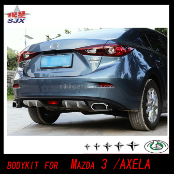 Body Kit Bumper Lip Grille Spoiler for Mazda 3 Axela 2014-2016
