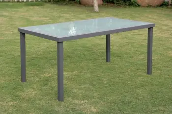 rectangular garden table