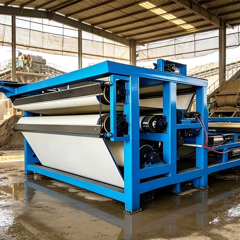 Belt Filter Dewatering Machine